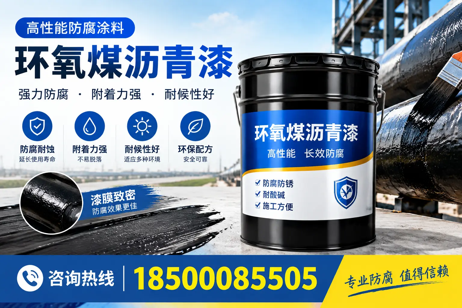 环氧煤沥青漆使用中的常见问题解答，西安用户必看